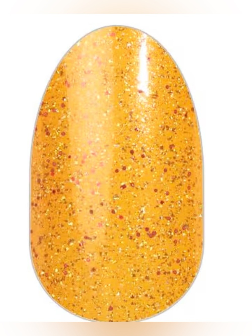 Color Street Sparkling Golden Amber Nail Strips
